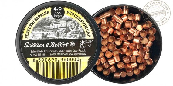 Sellier & Bellot Percussion Caps - 2 x 100