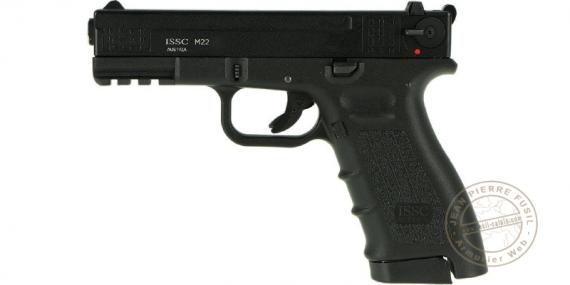Pistolet d'alarme à blanc, gaz ou flash ISSC M22 - Cal. 9mm PAK