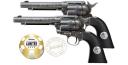 Revolvers à plombs CO2 4,5 mm BB Colt SAA .45 - Edition limitée Double Aces Duel Set