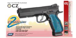 Pistolet à plomb CO2 4.5 mm BBs ASG CZ Shadow 2 - Blowback