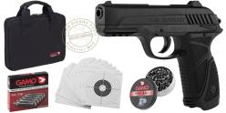 Pack Pistolet à plombs 4,5 mm CO2 GAMO PT-85 (3,91 joules) - PROMO