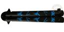 ALBAINOX - Couteau papillon Nunchaku noir et bleu