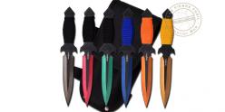 Perfect Point - Lot de 6 couteaux de lancer colorés