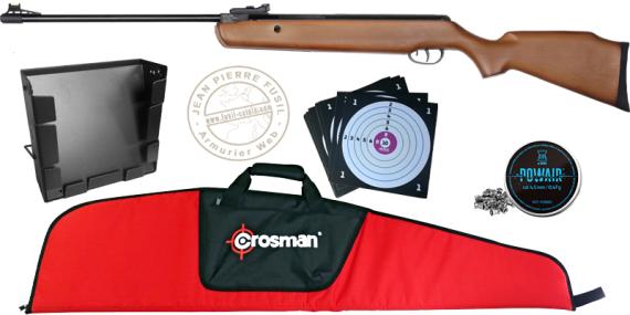 Pack carabine à plomb CROSMAN Copperhead 4.5 mm (19,9 joules) - PROMO