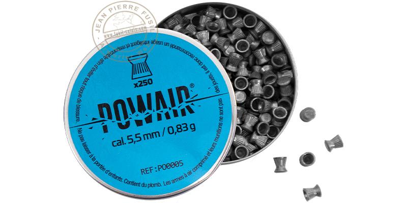 POWAIR - Plombs plats 5,5mm - 2 x 250