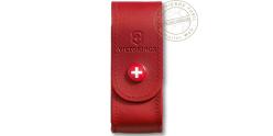 Etui cuir VICTORINOX - 6 à 14 pièces - rouge