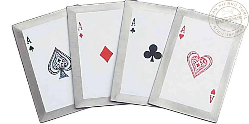 Set de cartes à lancer - Les 4 As