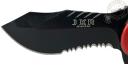 JKR - Folding knife Hell black and red