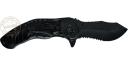 JKR - Folding knife Hell black and red