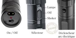 UX- Shocker lampe torche  X6 - 10 00 000 V