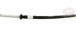 FUDOSHIN - Black and white forged Katana (K120)