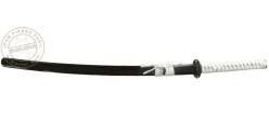 FUDOSHIN - Black and white forged Katana (K120)