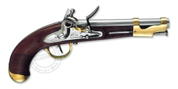 PEDERSOLI "An IX" Pistol - Cal. 69 Flint