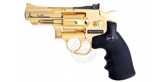 Revolver 4,5 mm CO2 ASG Dan Wesson 2,5'' - Doré (1,7 joules) - SERIE LIMITEE
