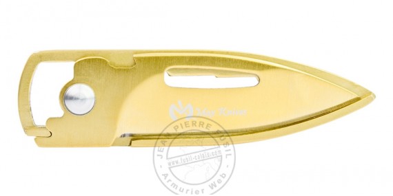 MAX KNIVES knife and key ring knife - Gold