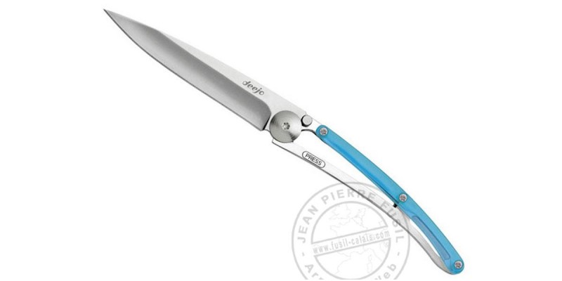 Couteau DEEJO COLORS 27g - Bleu