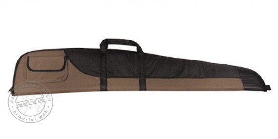 Textile rifle case - Black and brown - 132 cm