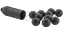 SELF-GOMM adapter for BRUNI-KIMAR blank firing guns + 10 rubber balls 