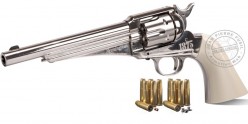 REMINGTON 1875 CO2 revolver 6'' barrel - .177 bore - Nickel (3 Joules)