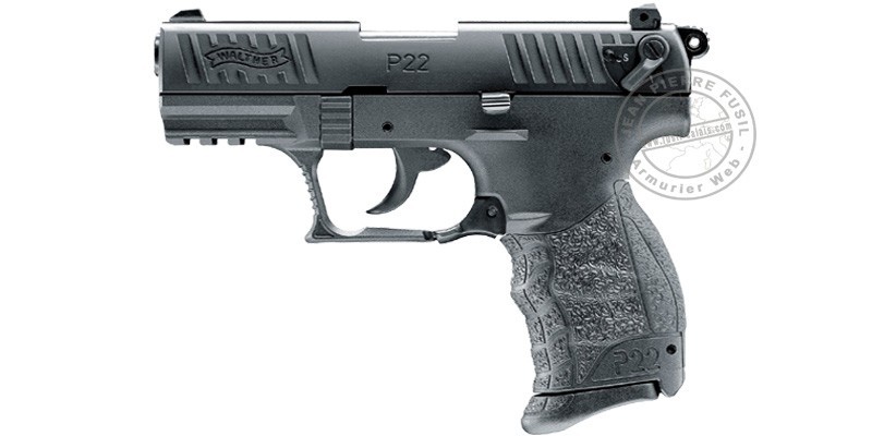 Pistolet alarme WALTHER P22 Q noir  - Cal. 9mm