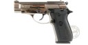 Pistolet alarme BRUNI Mod. 85 nickelé Cal. 9mm
