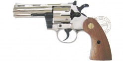 KIMAR  PYTHON 4" blank firing revolver - Wooden stock - 9mm blank bore