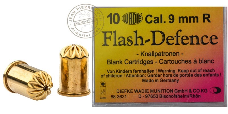 Cartouches 9mm Revolver à blanc - Flash  10  cart.