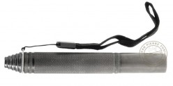 Matraque télescopique rigide PIRANHA - Stylo Pocket noire ( 32 cm )