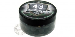 Box of 100 rubber balls caliber .43